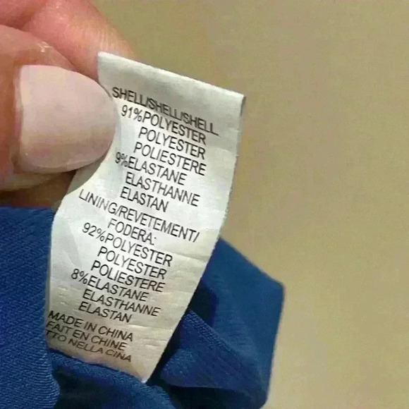 HALSTON HERITAGE Nordstrom one shoulder pleated navy blue mini dress size 4 - Picture 6 of 7